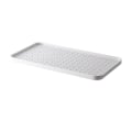 Miniatyrbilde 2 av 4: Vaskeservant Tørke Matte Kjøkken Avløpsbrett Te Serveringsbrett Kjøkken Avløpsbrett Avløpsbrett Holder Hvit White 33.8x22.6cm
