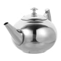 Miniatyrbilde 2 av 2: Kaffekjele Stor Kapasitet Sil Tea Pot Rustfritt Stål Tea Pot For HjemSølv21.5X13.5X13.5CM Silver 21.5X13.5X13.5CM