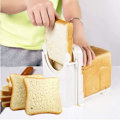 Miniatyrbild 4 av 5: Brödskivare för Hembakat Bröd Justerbar 5 Tjocklekar Vikbar Bröd Cutter Maskin Skärning Sandwich Maker