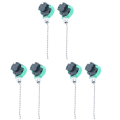 Miniatyrbilde 1 av 2: 6 stk 3-trinns justerbar 220V takvifte trekkbryter takvifte lys lampe erstatning trekk 6 pcs