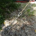 Miniatyrbillede 5 af 5: Sejl Skygge Tilbehør Teltet Heavy Duty Rope Spring Trampolin 4 Stykker Metal Tilbehør Fjedre Til Udendørs Camping Vandreture Rejse Picnic Strand Teltet A