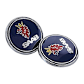 Pikkukuva 4 / 5: 68mm 2 3 Pin Saab Auto Etuosan Konepellin Merkki Takaluukun Puskurin Tunnus Saab 9 3 9 5 9-3 9-5 Saab Emblem Tarra Lisävarusteet Yal Front Carbon_RY