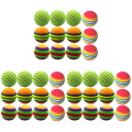 Miniatyrbilde 1 av 2: 36 stk Stripe Mønsterballer Eva Ball Fargerike Baller Katt Kjæledyr Lekende Baller Treningsball (4 Stiler)3 36 pcs 3.5X3.5CM