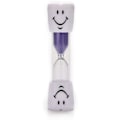 Miniatyrbild 4 av 5: 3-pack barntandborsttimer, 2 minuters smiley-timglas