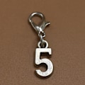 Pikkukuva 2 / 4: 20 kpl Seosat, 5 Muotoa, Seos, Hummerilukko, DIY Arabialaiset Numerot, Ripustuskorut, Korujen Teon Tarvikkeet, Korvakoruille, 2.2 * 1.8 * 0.8cm 2.2*1.8*0.8cm