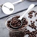 Miniatyrbild 3 av 5: Kaffemått Sked Måttsked Socker Te Kaffe Krydda Måttskopa Rörsked För Kaffe, Löst Te, Socker Eller Mjöl (2st Silver)