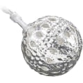 Miniatyrbild 2 av 4: 20 LED-girlang Morockanska LED-girlangar varmvita bollar orientalisk silver