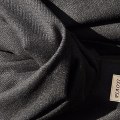 Miniatyrbillede 5 af 5: Sommer Sjal Oversized Lang Let Hør Strand Gaze Shawl Sort Black
