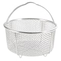 Miniatyrbillede 1 af 2: Bærkurv i rustfrit stål Fritureskurv Skyl Deep Fry Basket Foldbar Fritureskurv Mesh Si Strainer Kurv Sølv 20,5x20,5cm Silver 20.5x20.5cm