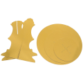Miniatyrbilde 2 av 3: 3-lags Fruktkake Papir Donuts Stativ Dessert Tre Tårn Fest Forrett Stativ Dessert Servering Stativ Golden 30X30X33CM