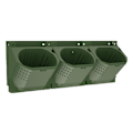 Miniatyrbillede 2 af 4: Blomsterpotter Udendørs Planter Vertikal Havepotter Vertikal Haveplanter Væghængt Plantepotte Udendørs Green 50x14.5x19cm