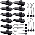 Miniatyrbillede 1 af 5: Telttarp Klips, 20 Styk Tarp Klemmer, Telte Klips, Heavy Duty Tarp Klips, Tarp Klips Markiser, Krokodille Mund Telte Klips Til Telte, Tarp, Baldakiner, Bil