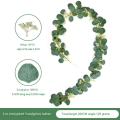 Miniatyrbillede 1 af 4: Simuleret Rattan Levende Kunstig Silkeblomst Blomsterranke Krans Bryllupsbue Dekoration til Kontor