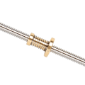 Miniatyrbild 3 av 5: Anti-Backlash Fjäderbelastad Mutter Eliminerar Glapp med 4-M3 Hål för 2mm Stigning Acme Tr8x2 Ledskruv