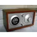 Miniatyrbild 2 av 4: Allt-i-ett Musiksystem Med Digital FM-radio - Retro Trä Multifunktionell Radio - Valnöt