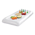 Miniatyrbillede 1 af 2: 2 stk PVC Oppustelige Fade Tallerkener Salat Buffet Is Køler Picnic Drikkebord Fest Camping Fade White 1pcs