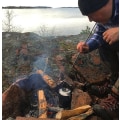 Miniatyrbild 3 av 4: Teleskopiskt eldblåsrör i rostfritt stål (4 st), 9,3 mm rör, utomhus eldstarter, infällbart eldrör i rostfritt stål