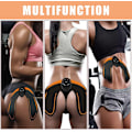 Miniatyrbild 4 av 5: Höfttränare, Rumpa Lyft Massage Enhet med 12 st Abs Gel Pads, 6 Lägen Smart Fitness Träningsutrustning Hem Kontor, Bärbar U-Form