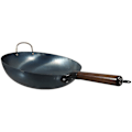 Miniatyrbillede 2 af 2: Køkken Kogepande Flad Bundpande Jernpande Non-stick Pan Køkken Tyk Wok 32X8CM 32X8CM