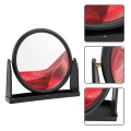Miniatyrbild 5 av 5: Kontorsbord Dekoration Rörlig Sandsandsbild Mobil Sandsmålning Quicksandmålning Ornament Flöde Red 25x23cm