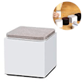 Miniatyrbillede 2 af 5: 4 stk. Hjemmepleje Bordhøjdeforhøjer Fodpuder Slidstærke Møbelgulvbeskyttelsespuder Kaffebord Sofa Seng Anti-slip Benpuder Hvid Kvadrat White Square