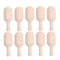 Miniatyrbilde 3 av 4: 20 stk Små Saltskovler Flat Handtak Scoop Beech Teskje Melkepulver Scoops 20stk 2.8*8cm 20pcs 2.8*8cm