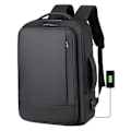Miniatyrbillede 5 af 5: Rejse Laptop Rygsæk til Mænd Kvinder Arbejde Business Computer Tasker College Sygeplejerske Rygsæk Dagpakke med USB Port, Laptop. (Sort)