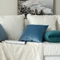 Miniatyrbild 5 av 5: Set med 2 Dekorativa Sammetskuddfodral Soffa Kuddfodral Super Mjukt Mjuk Dekoration Hem Vardagsrum Sovrum För Soffa 2 Stycken 30x30cm Grå