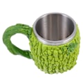 Miniatyrbillede 2 af 2: 1 stk Udendørs 3D Frugt Krus Rustfrit Stål Øl Kande Kreativ Frugt Mønster Kande Grøn 14X10X8.5CM Green 14X10X8.5CM
