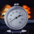 Miniatyrbild 2 av 5: Ugn- och Grilltermometer, Ugnstermometer, Övervakningstermometer för Grillar/Rökar, Stor Display som tydligt visar temperaturerna