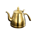 Miniatyrbillede 1 af 3: Varmebestandig Tekande Premium Rustfrit Stål Tekande Kung Fu Tekande Til Hjemmet ShopGolden23.2X13CM Golden 23.2X13CM