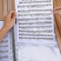 Miniatyrbilde 2 av 4: Musikkmappe for noter, A4-papir, dokumentholder, oppbevaring