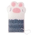 Pikkukuva 1 / 2: Vauvan kylpyspongia kuorintahansikas luffa-hanskat selkäsponginen suihkuspongia harmaa 12.5X7.5X2CM Grey 12.5X7.5X2CM