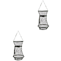 Miniatyrbillede 3 af 4: 3 stk Foldbar Agnskast Garnfiskenet Bærbar Fiskeri Landing Net Reje Bur 2stk 25X25CM 2pcs 25X25CM