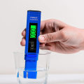 Miniatyrbillede 2 af 4: TDS-Tester 3-i-1 TDS EC & Temperaturmåler Ultrahøj Præcision Digital Vandkvalitet TDS-Tester (blå)
