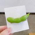 Miniatyrbilde 1 av 4: Bbq Hårnål Simulering Morsomme Hårtilbehør Grillspyd Hårklemme Edamame Edamame