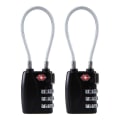 Pikkukuva 1 / 3: 2 kpl Matkalaukku Lukot Matkalaukku Lukot Tsa Lukko Lukot Matkalaukut Uudelleenasetettavat Lukot Musta 2kpl Black 2pcs