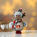 Miniatyrbillede 2 af 5: 3 Pak Juletræspynt Dekorationer Pejs Jul Hængende Dekoration Pynt Dekorerede Gaver Indendørs Udendørs