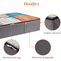 Miniatyrbild 4 av 5: Under Bed Storage Container 3-Pack, Large Capacity Bags for Blanket Storage, Reinforced Handle, Organize and Store Clothes_ry