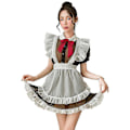 Pikkukuva 1 / 3: Seksikäs piikatytön alusasu yöpaita pitsi olkaimeton pyjama alusvaatteet piikatytön cosplay-asu Lolita esiintymisasu iso piikatytön prinsessasetti