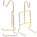 Miniatyrbillede 1 af 3: 2 stk. Teekop & Underkop Display Stativer Metal Kop & Underkop Holder Teekop Holder Guld 15.5X7X6.2CM Golden 15.5X7X6.2CM