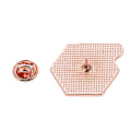 Pikkukuva 2 / 2: 1 kpl Koristeellinen Rinnaneula Hieno Corsage Vaate Tarvike Rinnaneula Koriste 3,2x2,7cm 3.2x2.7cm
