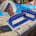 Miniatyrbillede 4 af 4: Rengøringsbørste Bærbar Blød Børste Rengøringssvamp Swimmingpool Gulv Vægsvampe Bruges Til Skrubbe Linjerengøring Rengør Swimmingpools, Akvarier