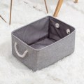Miniatyrbillede 1 af 3: Små Opbevaringskurve til Organisering af Hylder, Tekstil Opbevaringskuber Skab Organiser til Hjemmeskab Hylde Børneværelse Baby Legetøj Vaskeri