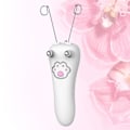 Pikkukuva 4 / 4: 1 kpl USB-lataus Kasvokarvanpoistaja Sähköinen Kauneus Epilaattori Kasvojen Lankakäsittely Karvanajokone Kasvojen Hieronta White 19.3X6X4CM