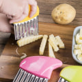 Miniatyrbilde 2 av 5: Potet Krøllkutter Potetkutter Egnet For Frukt Og Grønnsaker Krøllkutter (3 stk, Flerfarget)