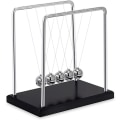 Miniatyrbilde 5 av 5: Newtons Vugge Balanse Stål Kuler Pendelkule Fysikk Vitenskap Pendel Ornamenter Intelligent Leke Skrivebord Vugge Tidlig Utdanning