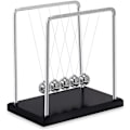 Miniatyrbillede 5 af 5: Newtons Vugge Balance Stålkugler Pendul Bold Fysik Videnskab Pendul Ornamenter Intelligent Legetøj Skrivebords Vugge Tidlig Uddannelse