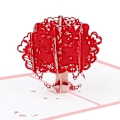 Pikkukuva 4 / 4: 3D Pop Up Punainen Puu, Hääpäivä, Päivä