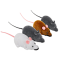 Miniatyrbillede 2 af 5: 2 stk Elektrisk Mus Sjov Mus Kat Legetøj Kat Teaser Interaktivt Mus Legetøj (Tilfældig Farve, Uden Batteri) 28X9cm